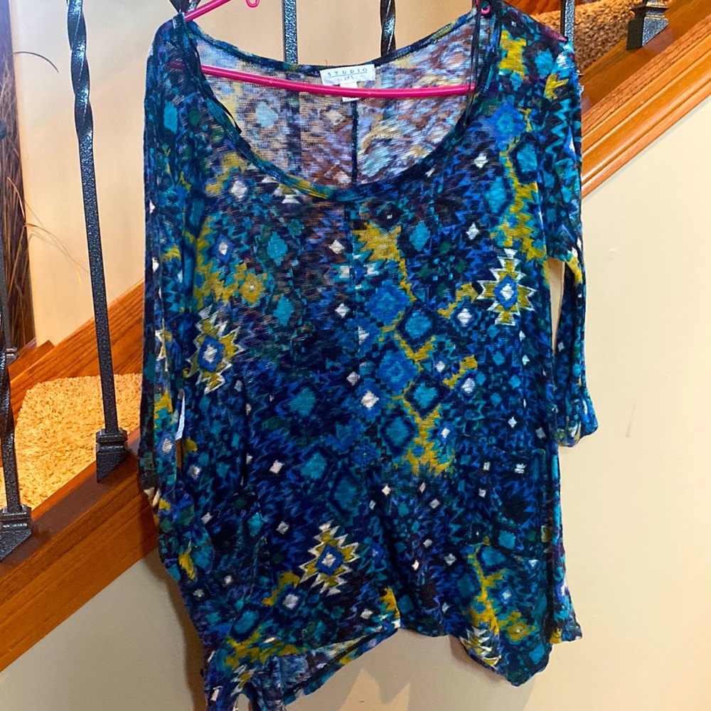 Size medium light weight Aztec sweater